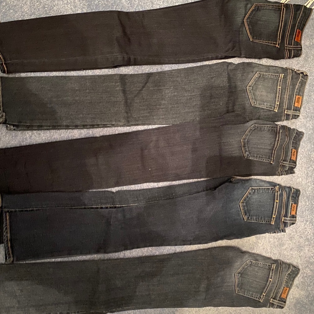 5 pairs of women Paige Jeans!!
